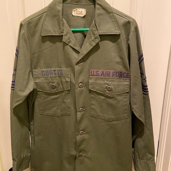 Vintage Vietnam Era US Air Force Fatigue Shirt - Picture 1 of 7